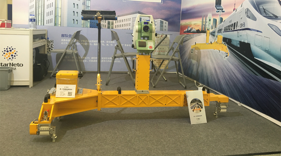 尊龙抖圈官网携新一代铁路轨道检测车亮相第十四届上海国际轨道交通展览会